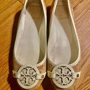 Tory Burch cork ballet flats